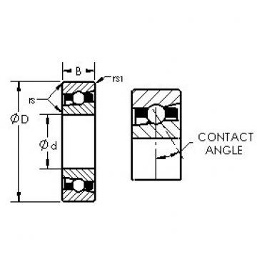 AST H7026C/HQ1 angular contact ball bearings