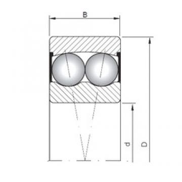 ISO 2213-2RS self aligning ball bearings