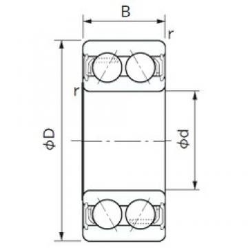 NACHI 5200-2NS angular contact ball bearings
