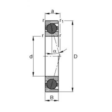 FAG HCB7024-C-T-P4S angular contact ball bearings
