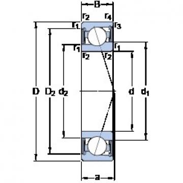 SKF S71904 CE/HCP4A angular contact ball bearings