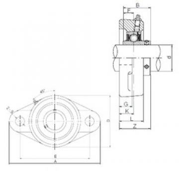 ISO UCFL306 bearing units