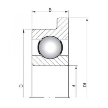 ISO FL618/6 deep groove ball bearings