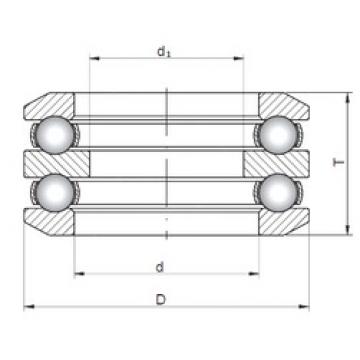 ISO 54230 thrust ball bearings