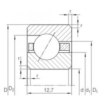 INA CSED 1403) angular contact ball bearings