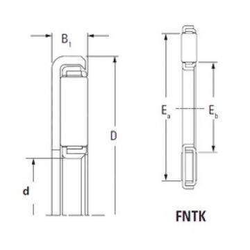 KOYO FNTK-3049 needle roller bearings