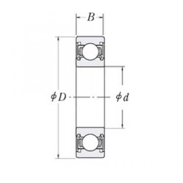 RHP MJ1.1/4-2RS deep groove ball bearings