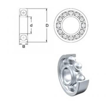 ZEN R168-2Z deep groove ball bearings