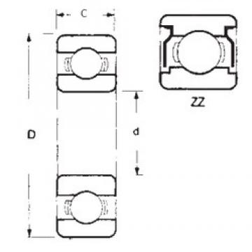 FBJ 6207ZZ deep groove ball bearings
