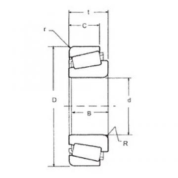 FBJ HH221449A/HH221410 tapered roller bearings
