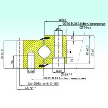 ISB EB1.25.0856.200-1STPN thrust ball bearings