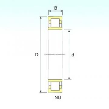 ISB NU 1048 cylindrical roller bearings