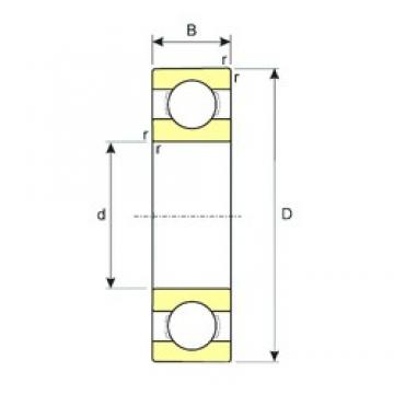 ISB 16016 deep groove ball bearings