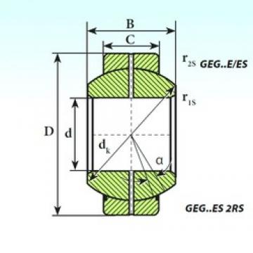 ISB GEG 180 ES 2RS plain bearings