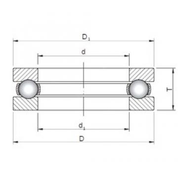 ISO 51184 thrust ball bearings