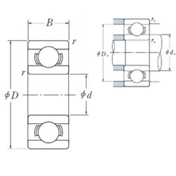 ISO R133 deep groove ball bearings
