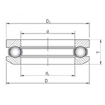 ISO 53202 thrust ball bearings