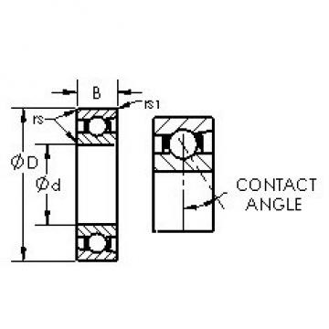 AST 71948AC angular contact ball bearings