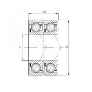 ISO 7018 BDT angular contact ball bearings
