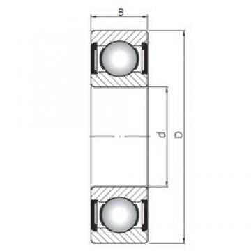 ISO 63318 ZZ deep groove ball bearings
