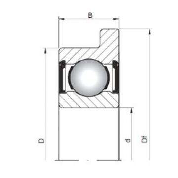 ISO FL618/1 ZZ deep groove ball bearings