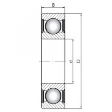 ISO 61819-2RS deep groove ball bearings