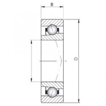 ISO 71940 C angular contact ball bearings