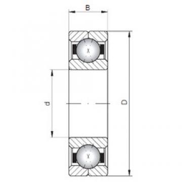 ISO Q321 angular contact ball bearings