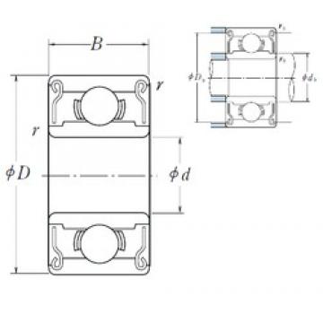 ISO R1-5-2RS deep groove ball bearings