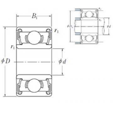 ISO 605-2RS deep groove ball bearings