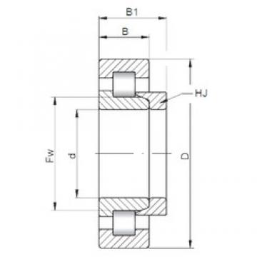 ISO NH217 cylindrical roller bearings
