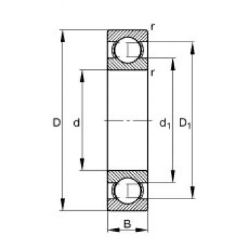 FAG 6209 deep groove ball bearings